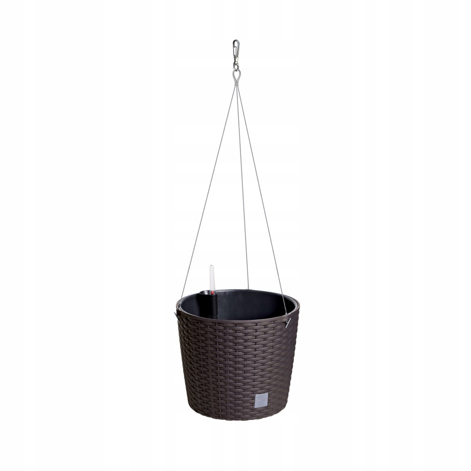 Kvetináč Prosperplast 25,6 x 21,9 cm, hnedý plast